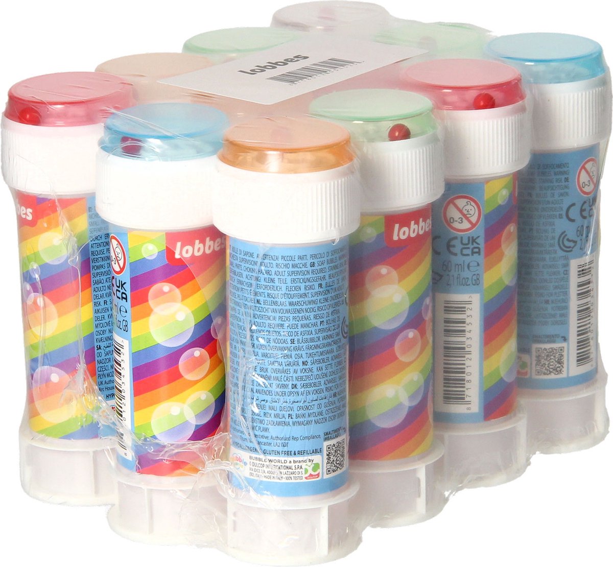 Lobbes Bellenblaas , 12x60ml.
