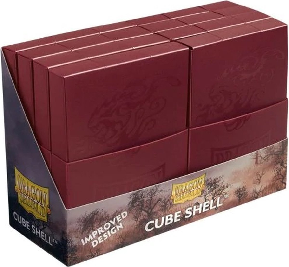 Dragonshield Dragon shield cube shell - blood red (8 stuks)