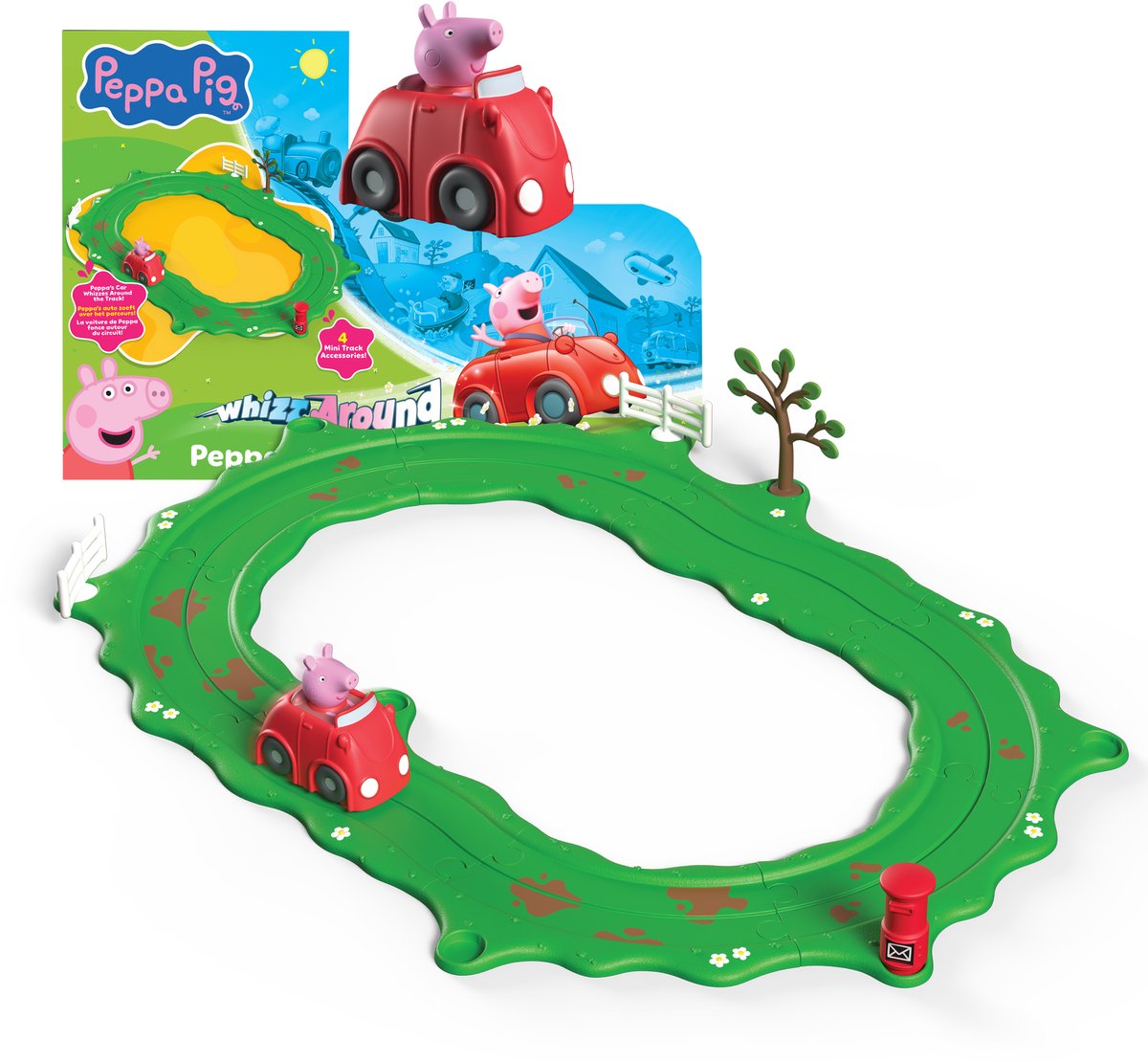 Gear2Play Peppa pig whizz around - peppa's kleine rode auto set