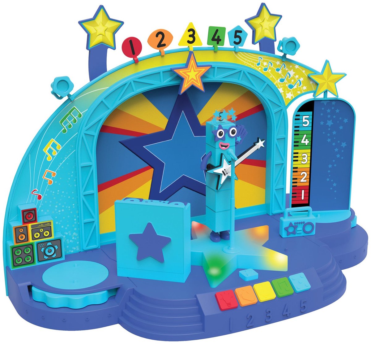 Learning Resources educatief speelgoed - numberblocks five's musical superstar stage. - 3+