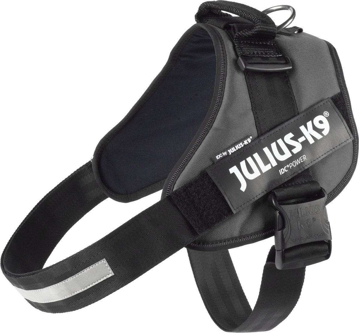 Julius K9 idc powertuig harnas - maat 4 96-138cm - xxxl - antraciet