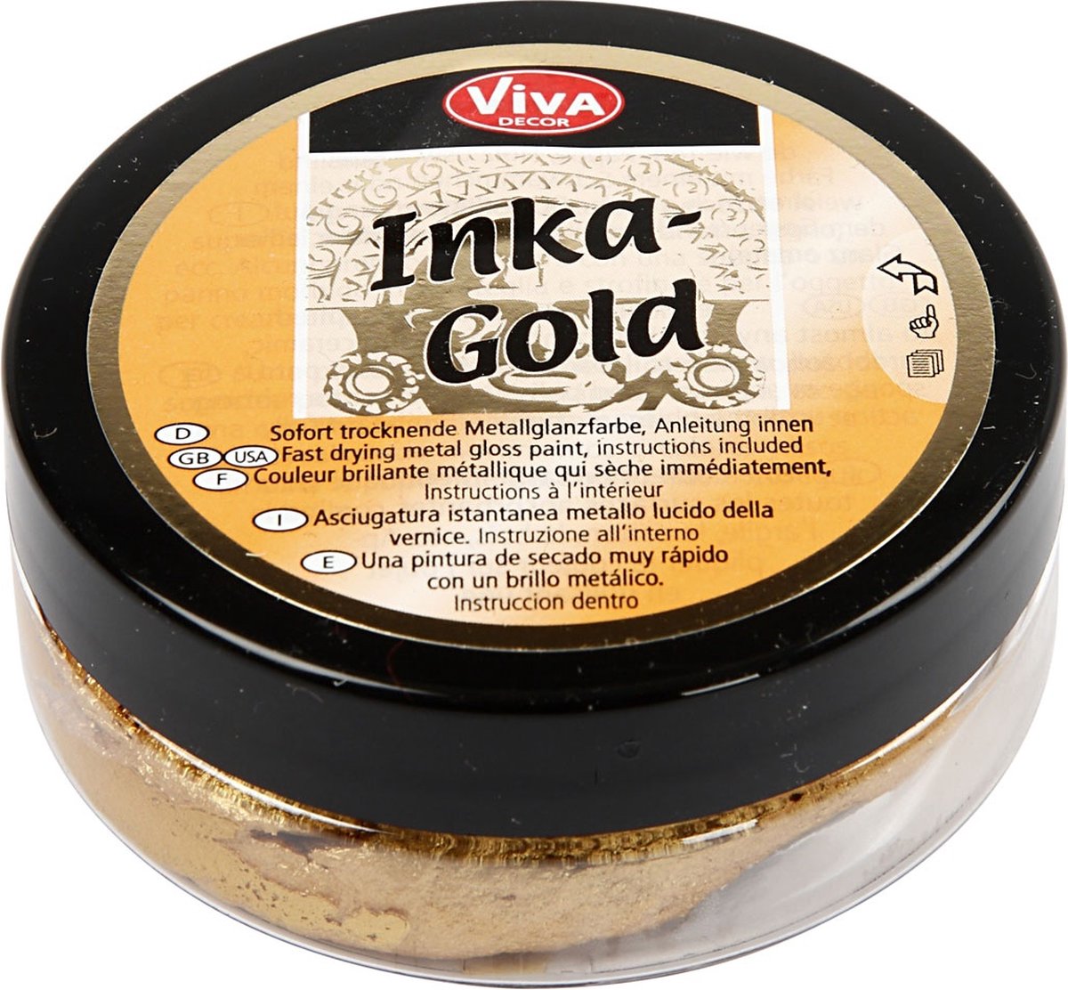 Viva Decor Inka-gold, goud, 50 ml