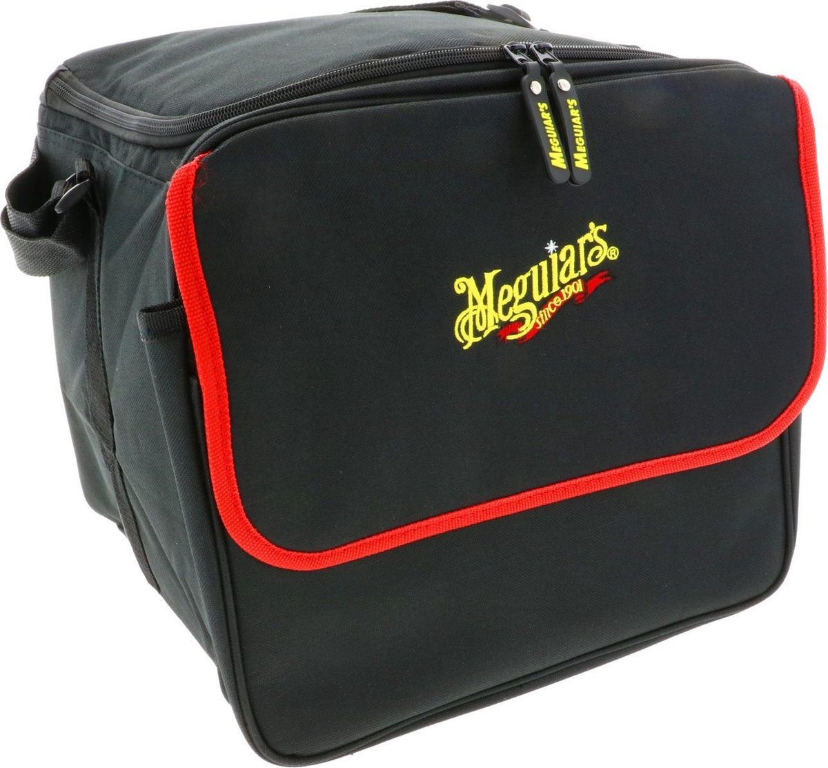 Meguiar's Meguiar’s opberg tas kit bag zwart – detailingtas voor auto verzorgingsproducten – met klittenband tegen schuiven – 24x30x30cm