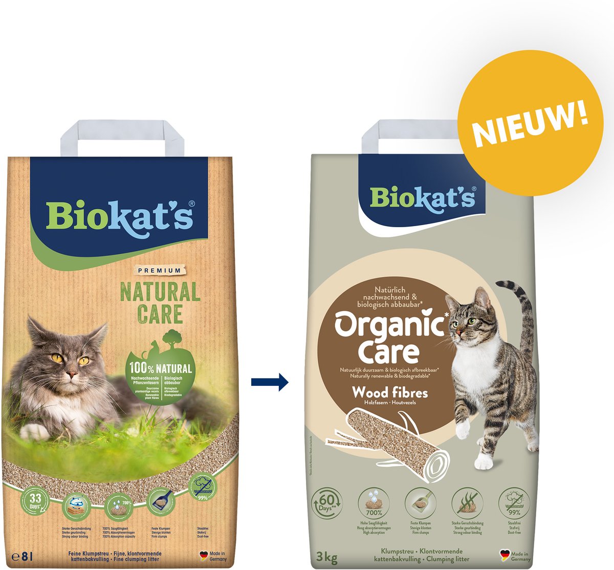 Biokat's Biokat’s organic care wood fibres
