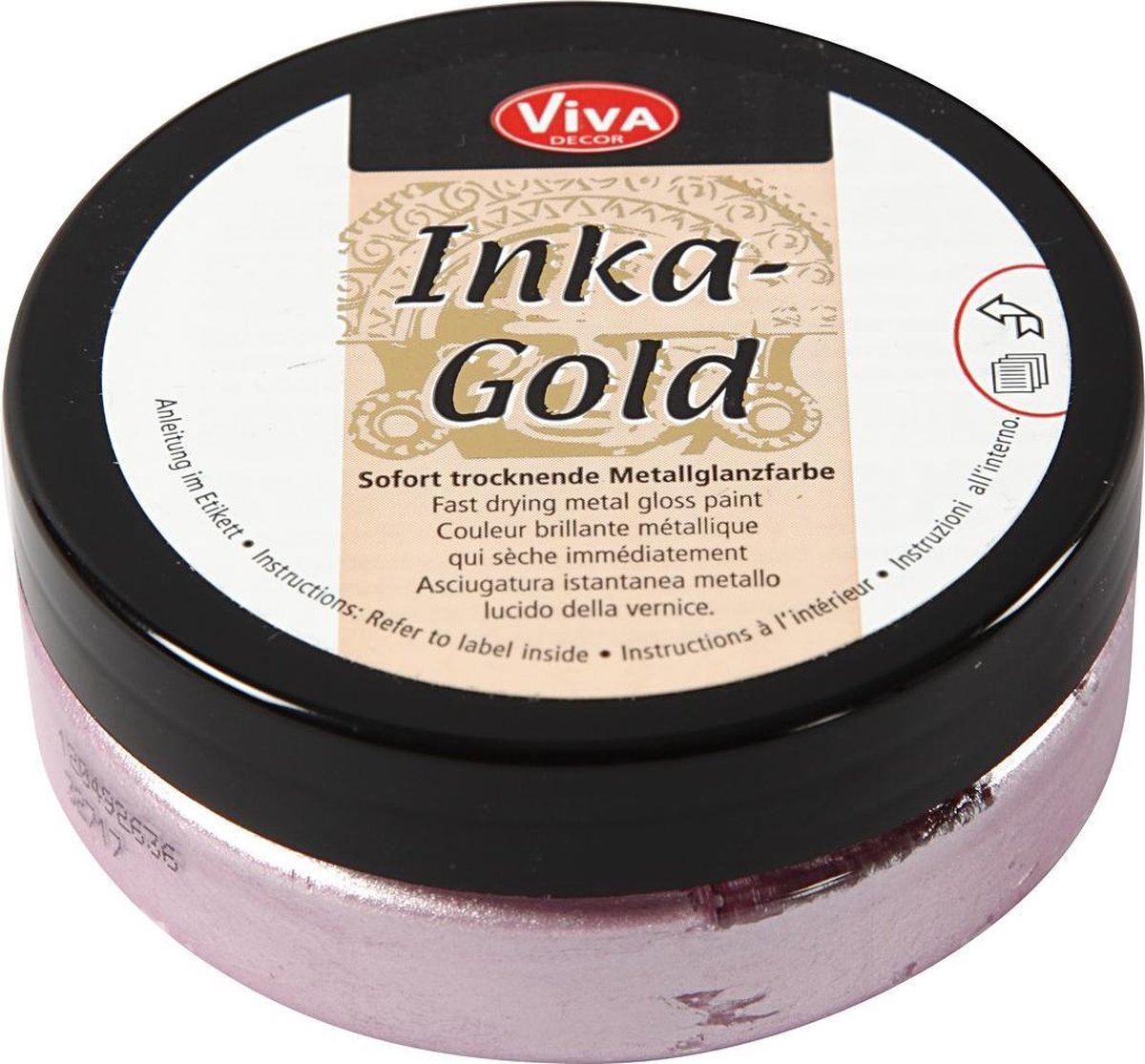 Viva Pasta wax - glanswax - inka gold - rose quartz - decor - 50ml