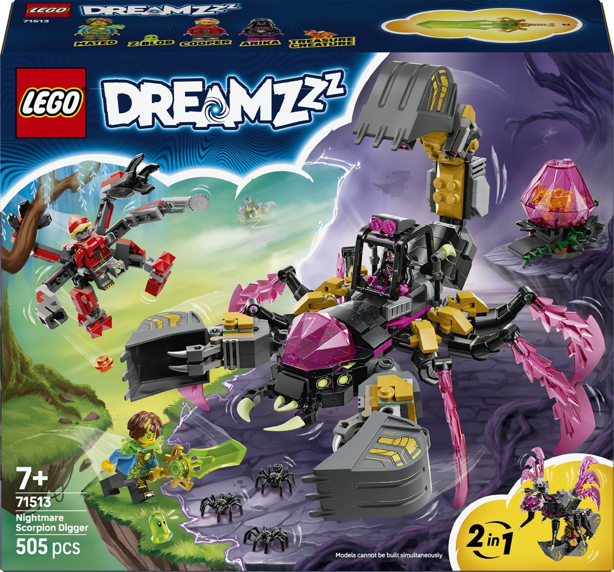 LEGO dreamzzz - nachtmerrie schorpioengraver - set 71513