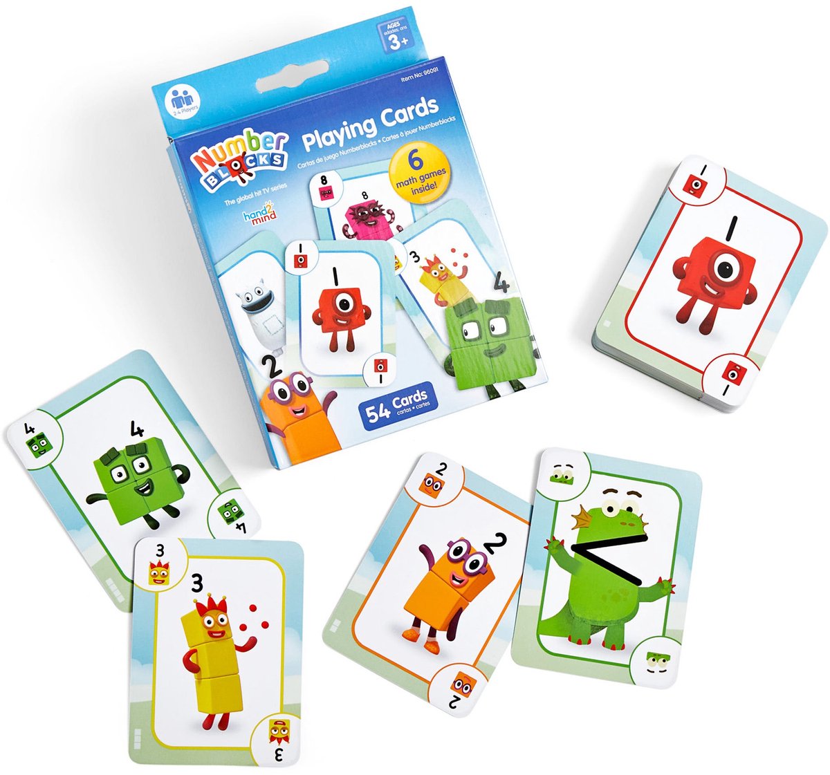 Learning Resources kaartspel numberblocks - educatief speelgoed kaarten. - 3+