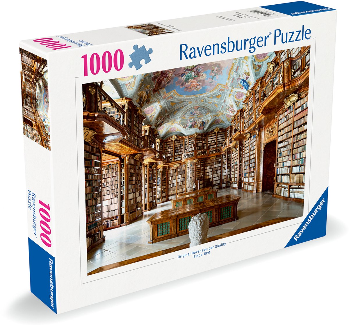 Ravensburger St. florian monastary oostenrijk public library puzzel (1000 stukjes)