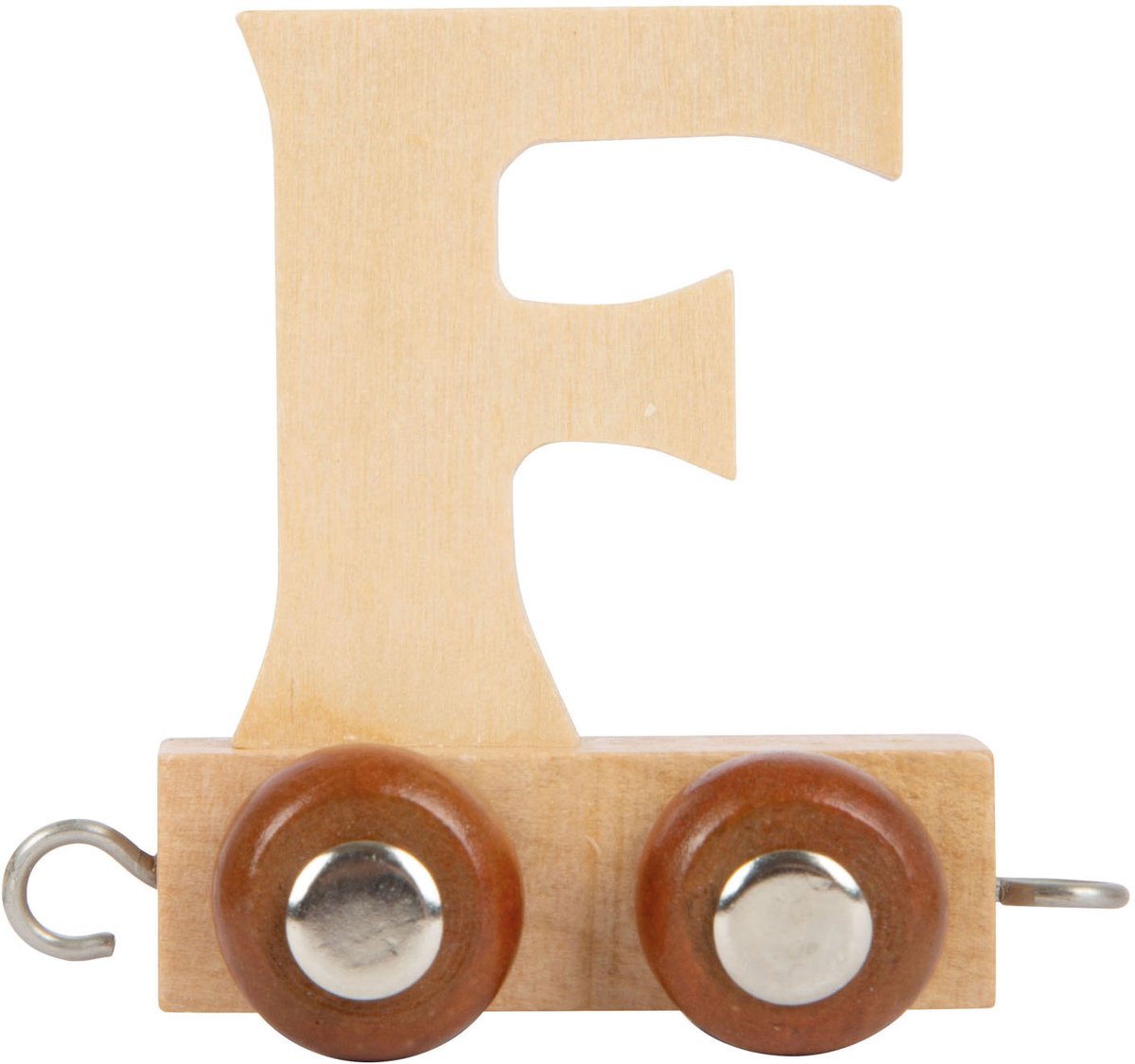 Small Foot - houten lettertrein - f - 12 stuks