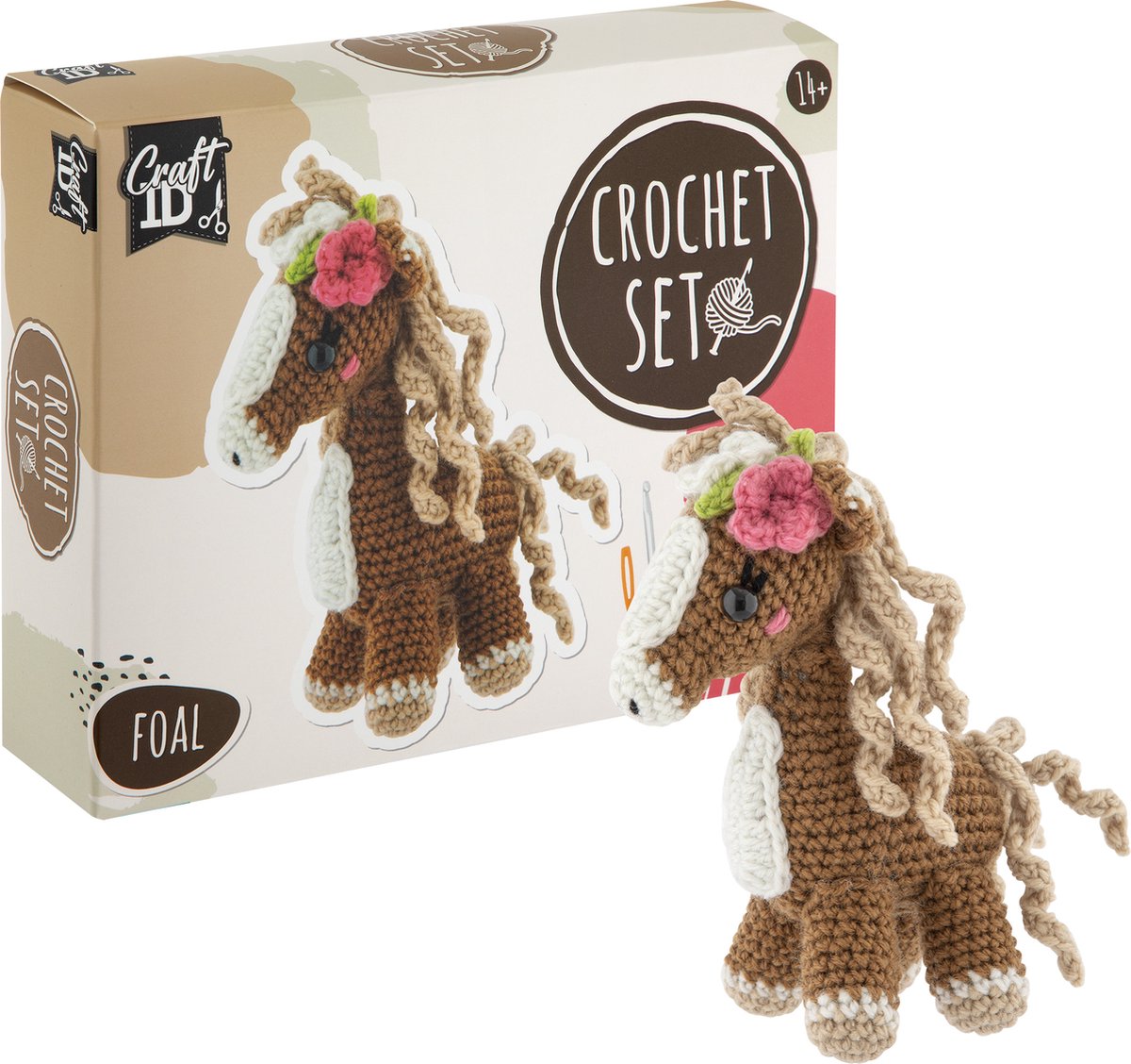 Craft ID Haakpakket veulen - incl. naald en draad