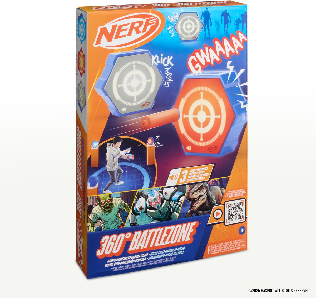Hasbro Nerf - surroundfx battlefield ie - inclusief accessoires
