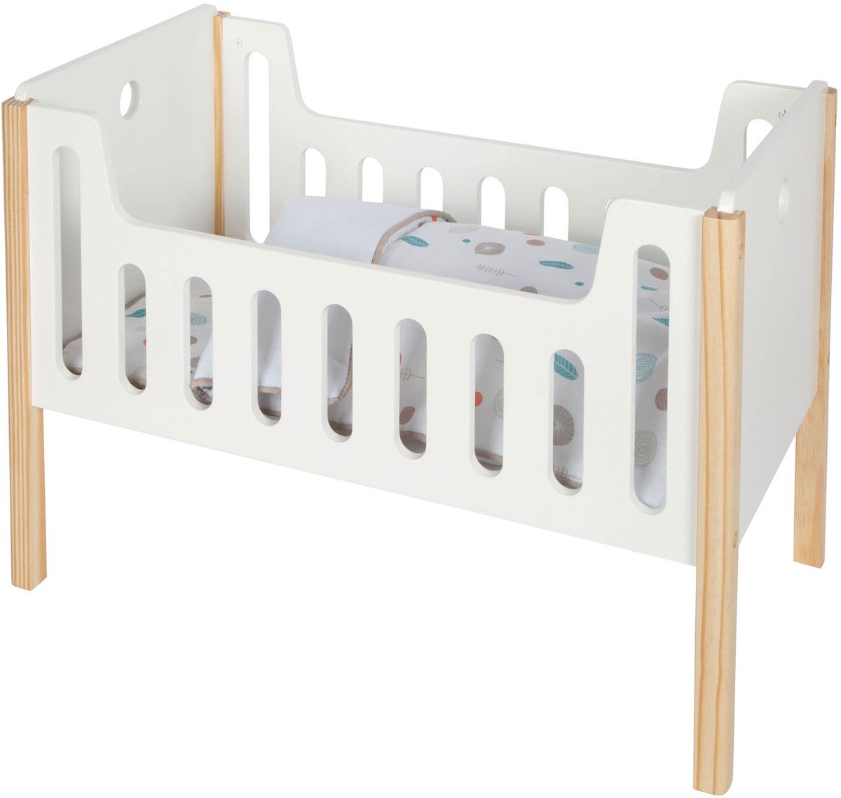 Small Foot - houten poppenbedje little button