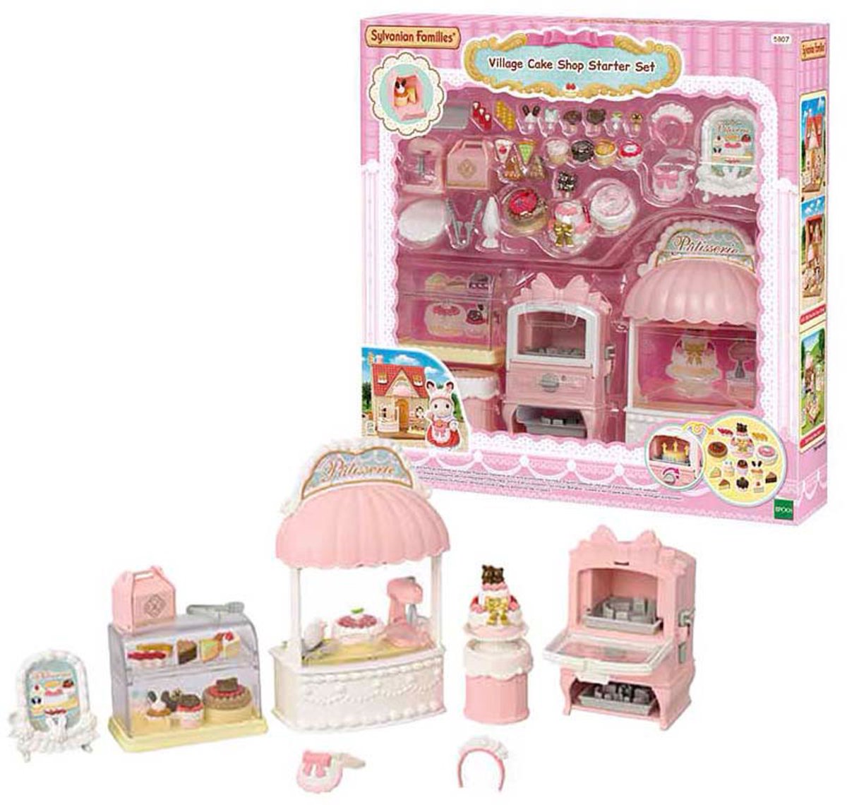 Sylvanian Families 5807 cake shop voor startershuis