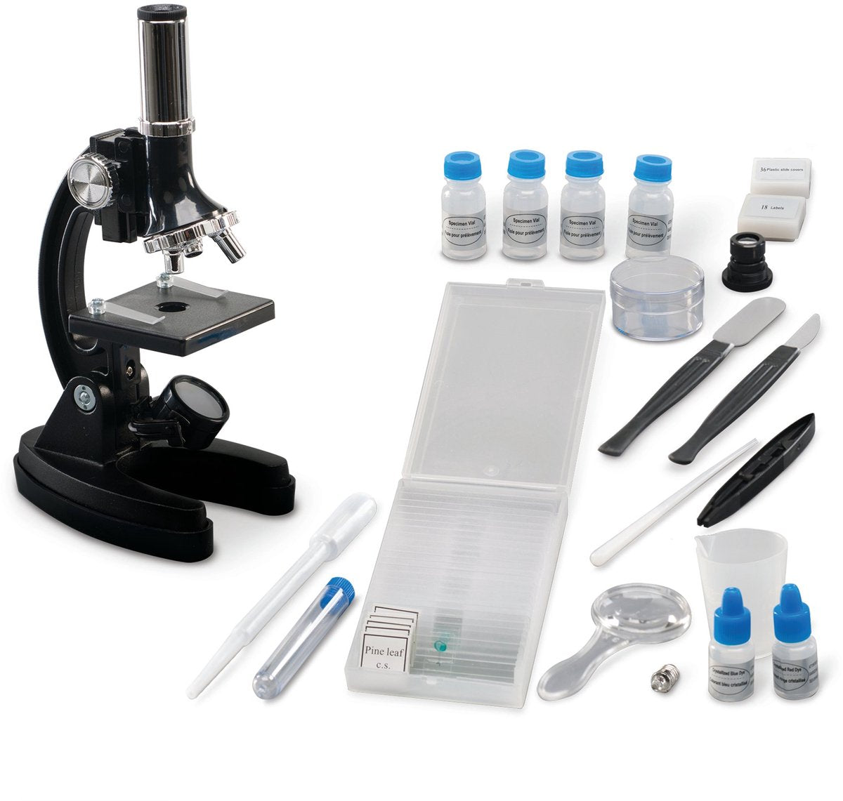 Learning Resources geosafari® micropro™ 95-piece microscope set - 6+
