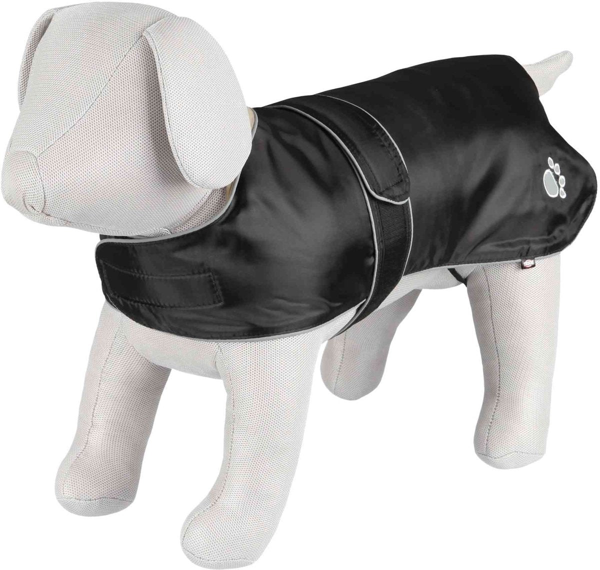 Trixie Hondenjas - waterdicht, verstelbaar, fleece voering - 60 cm zwart