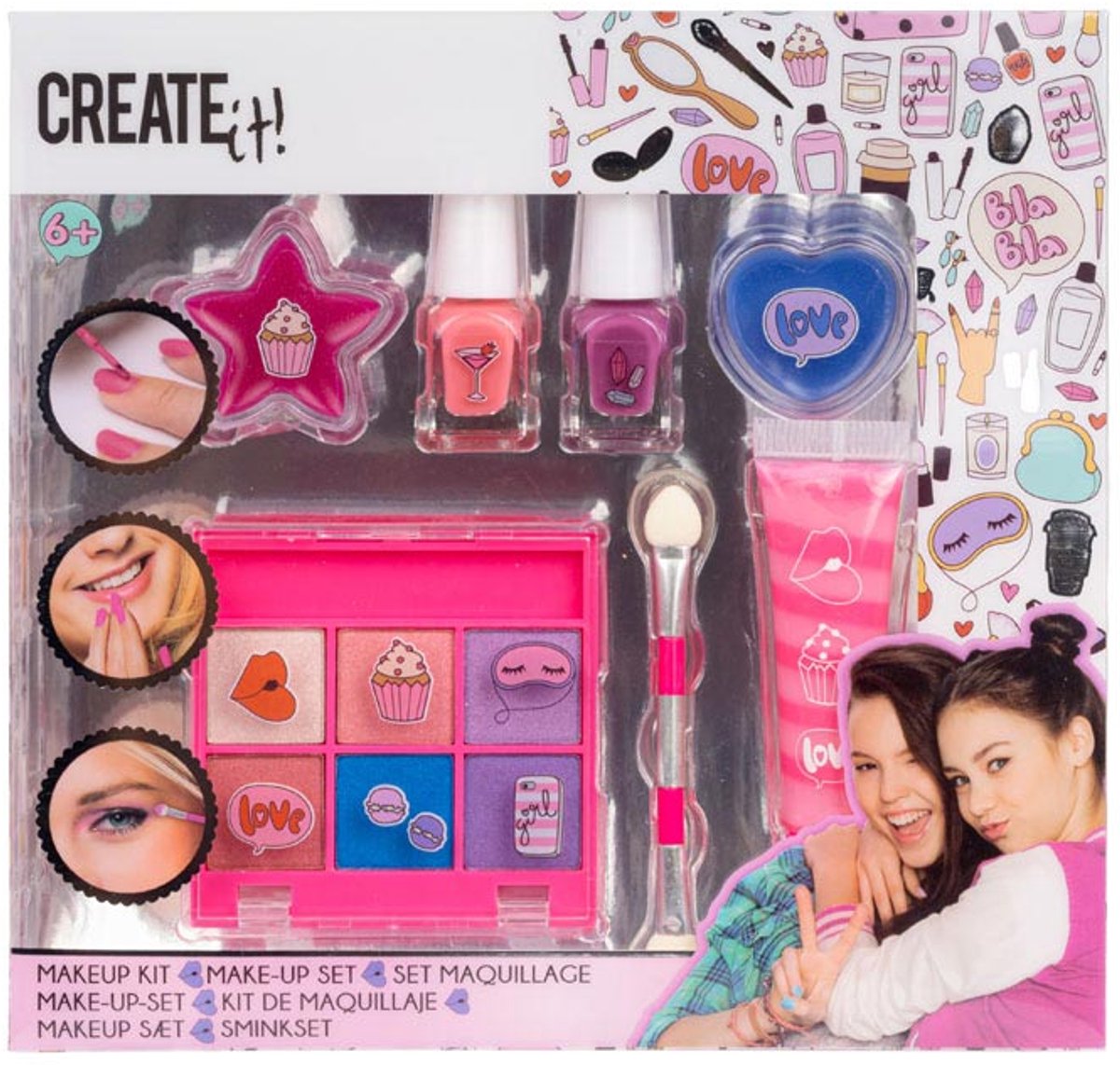 Create It! beauty make-upset roze lila