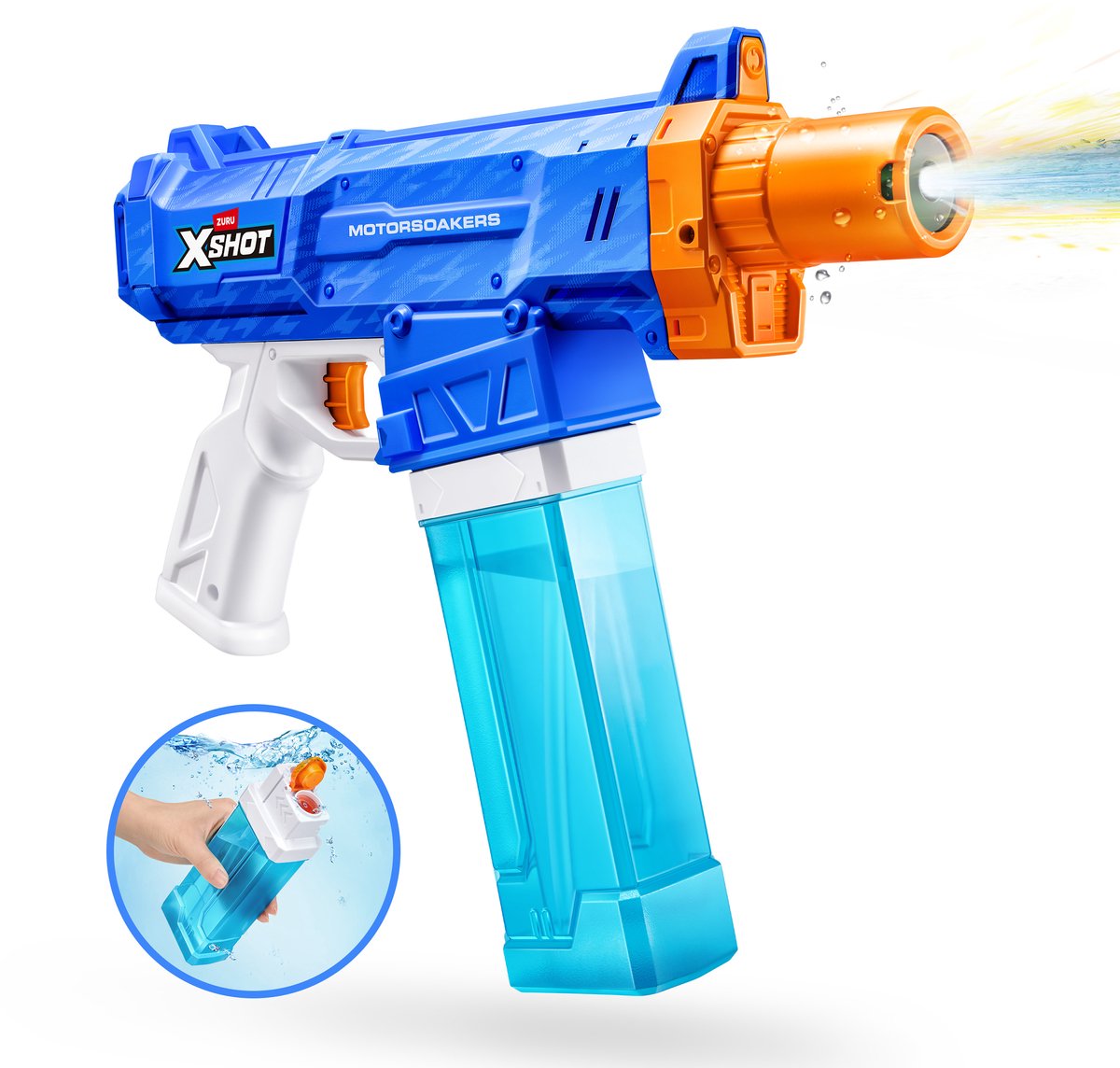XSHOT WATER turbo stream motor soaker - zuru speelgoedblaster