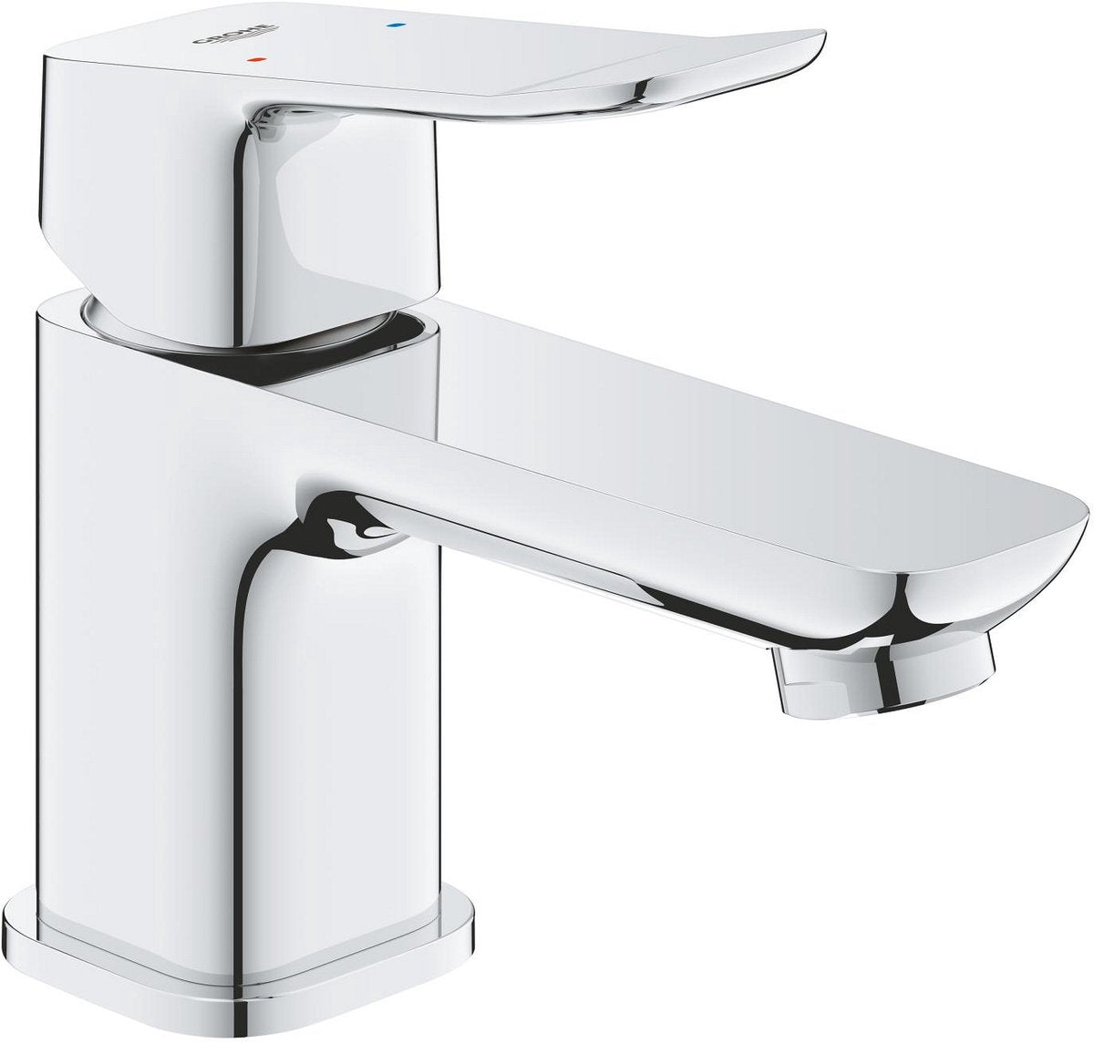 GROHE dice xs-size wastafelmengkraan – gladde body – waterbesparend (5l min) – inclusief quicktool – chroom
