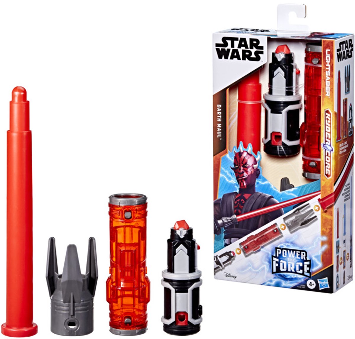 Star Wars lightsaber forge kyber core darth maul, rode aanpasbare lightsaber