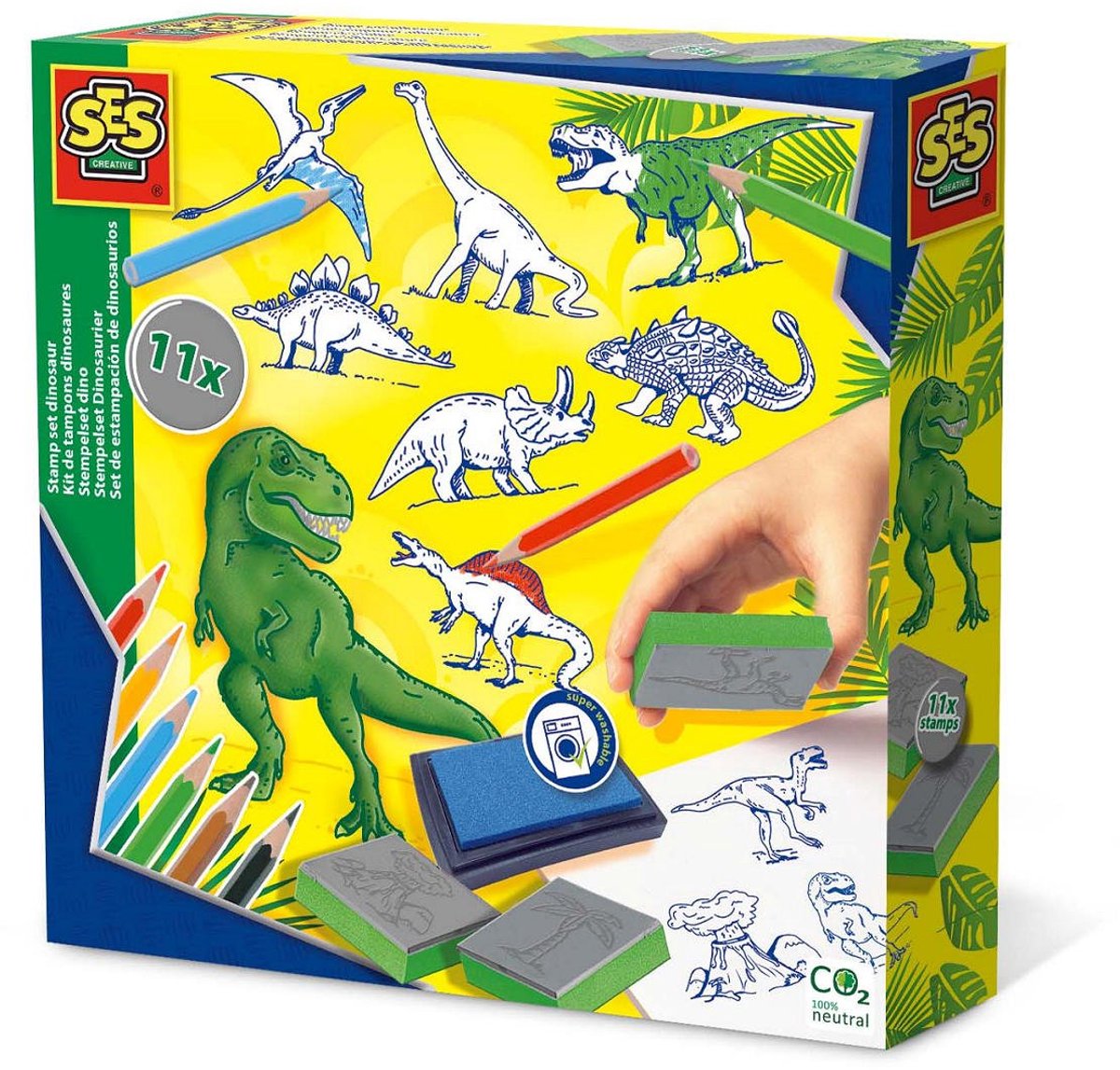 SES Creative Ses stempelset dino