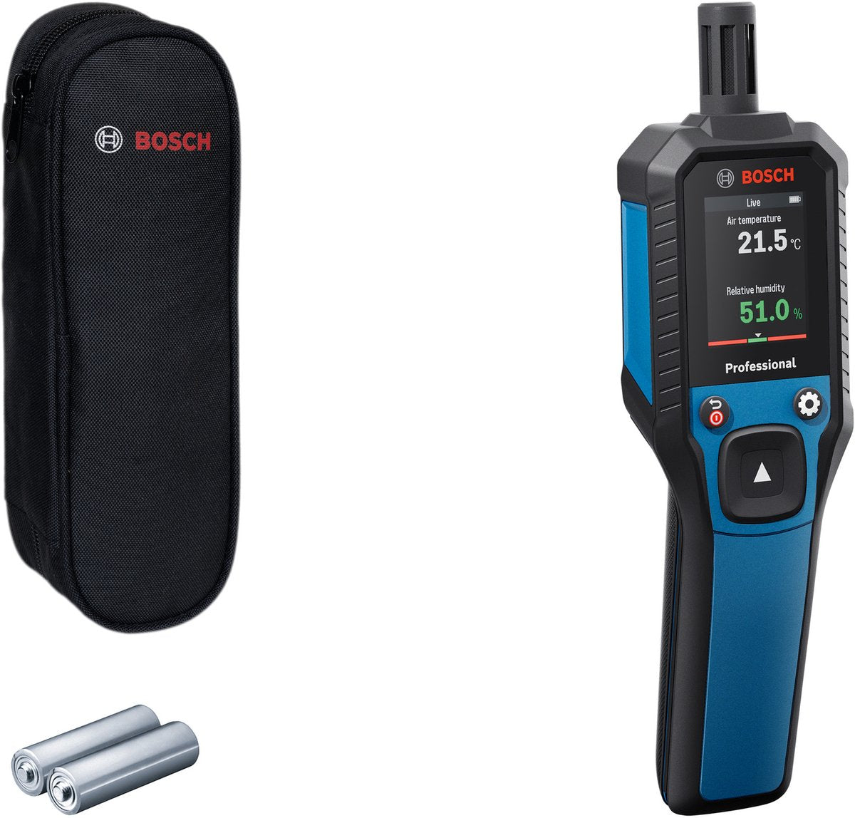 Bosch professional gdh 1-17 - vochtmeter - thermo-hygrometer