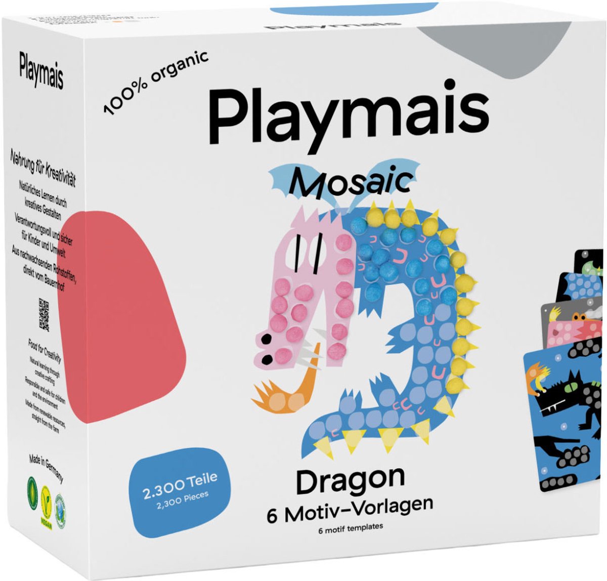 PlayMais mosaic draak - 2300 stukjes