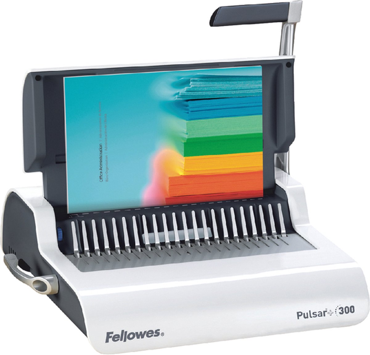 Fellowes Inbindmachine pulsar+ – inbindapparaat 300 vel – 20 vel ponscapaciteit – binder voor kantoor thuis