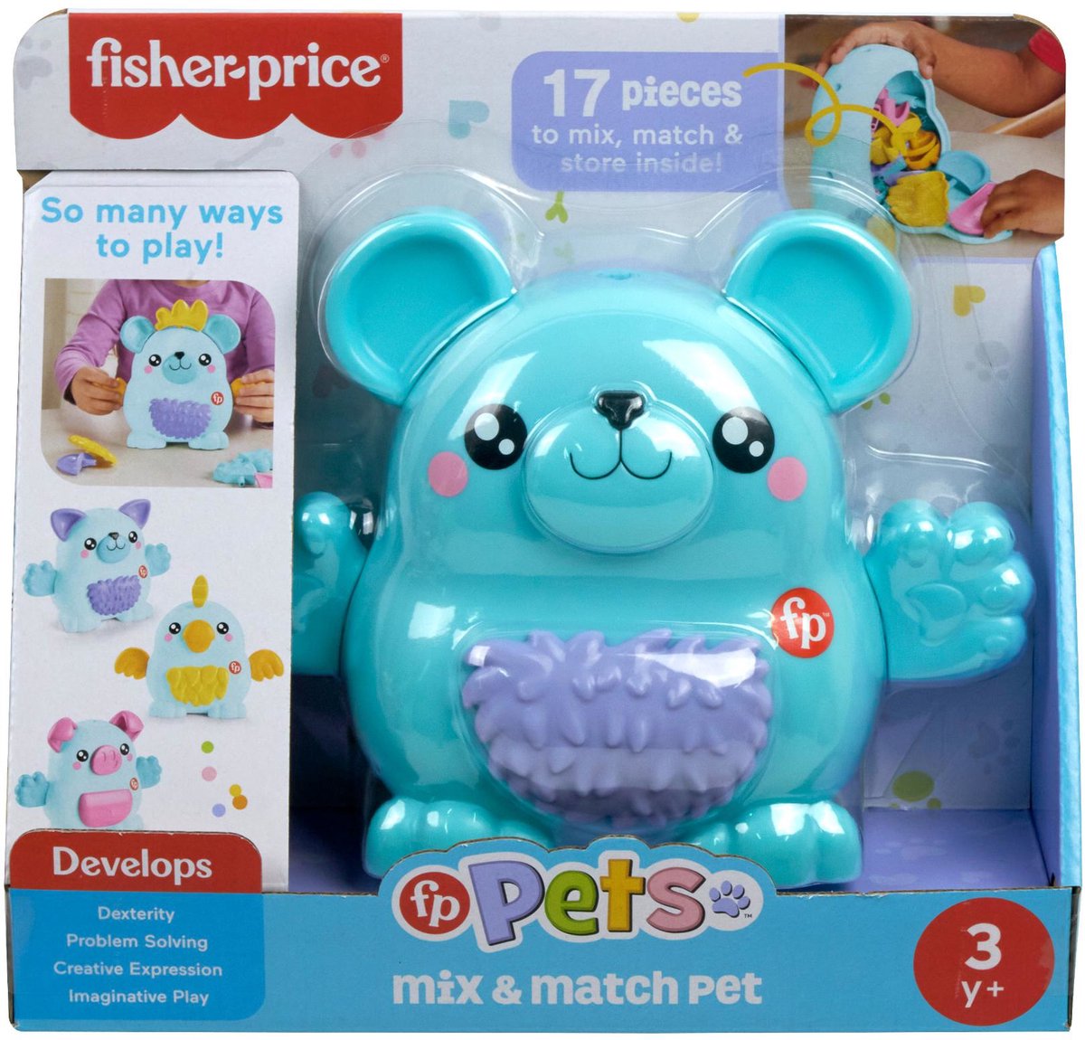 Fisher-Price fp pets mix match dierenvriendje - bouwspeelgoed