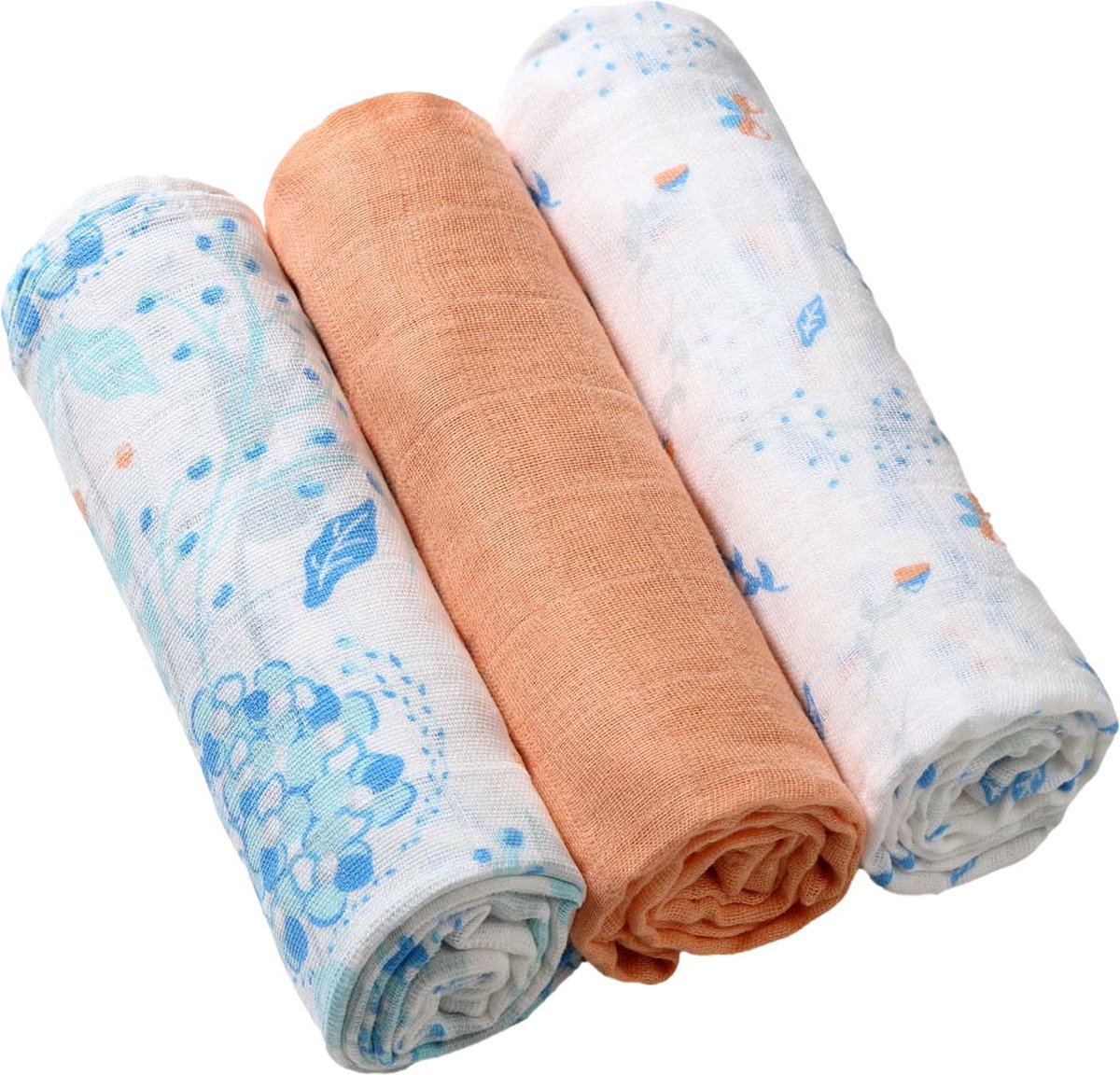 Babyono Baby ono 3 stuks zalmroze hydrofiel luiers 348 09