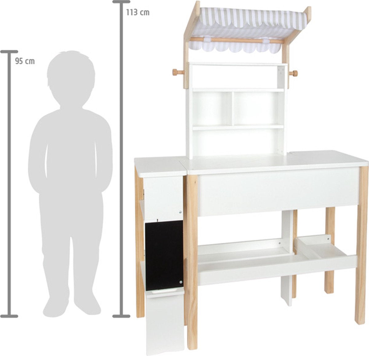 Small Foot - houten winkel wit compact
