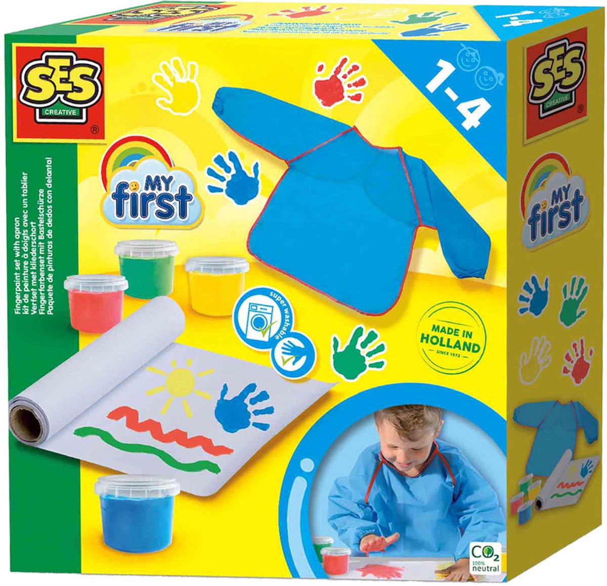 SES Creative Ses my first - verfset met kliederschort