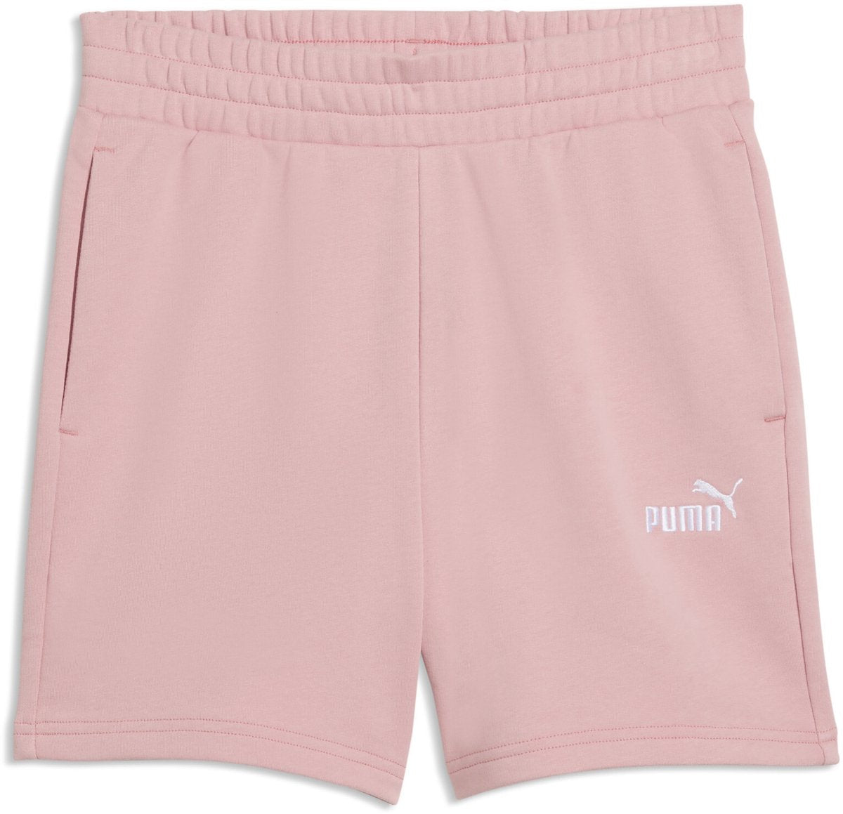 PUMA ess small no. 1 logo 5'' high-waist shorts tr (s) dames broek - rosy outlook