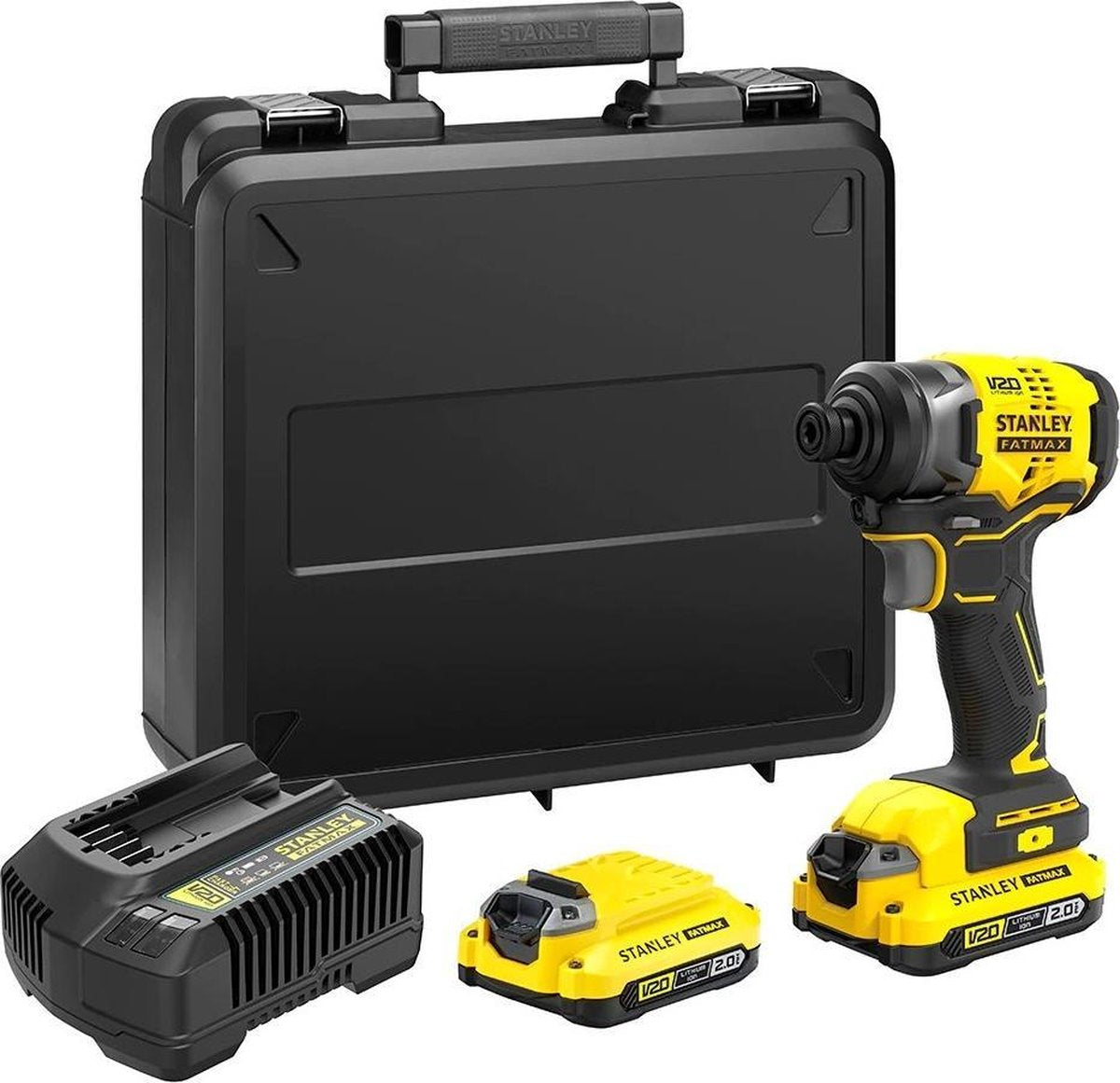Stanley fatmax sfmcf820d2k - slagmoersleutel - 18v - 190nm - accu