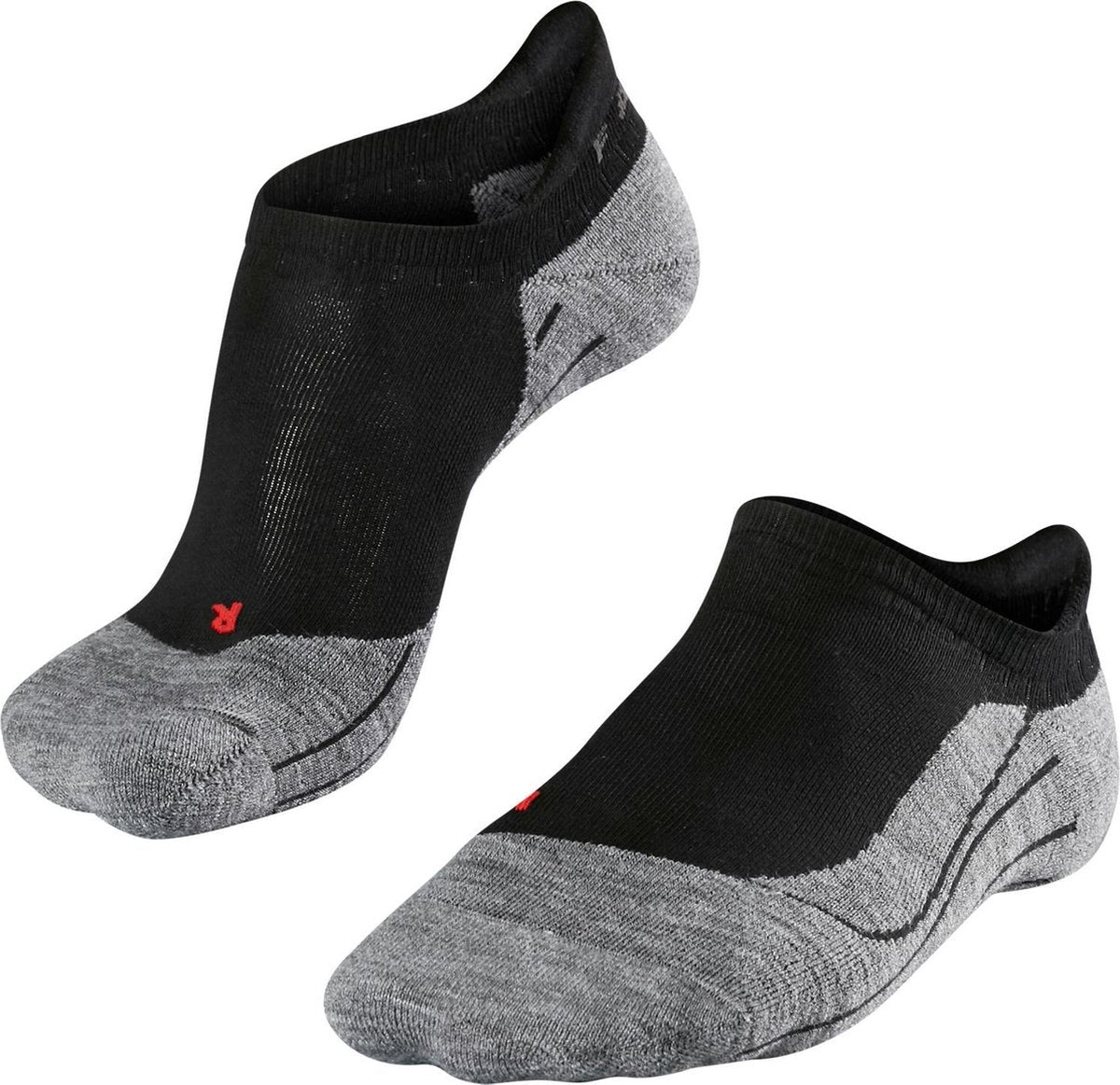FALKE ru4 invisible anti-blaar katoen functioneel materiaal hardloopsokken dames zwart - maat 41-42