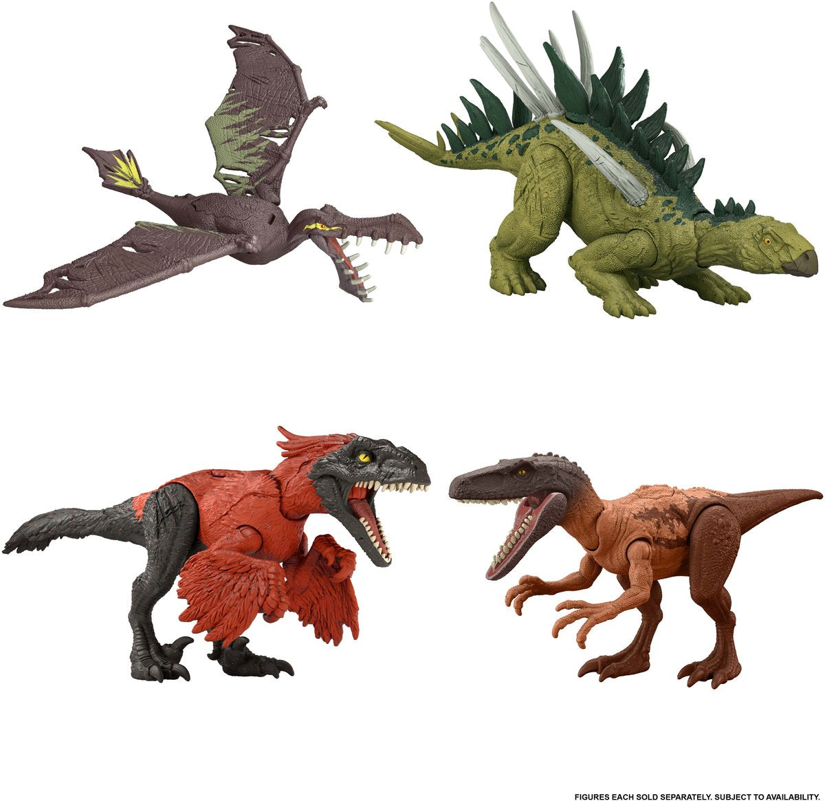 Jurassic World strike attack herrerasaurus, 4 jaar, meerkleurig, kunststof