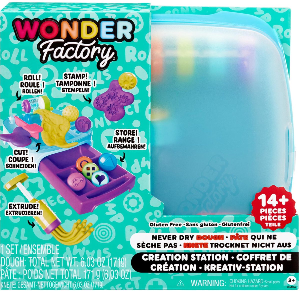 Wonder Factory creation station met boetseerklei