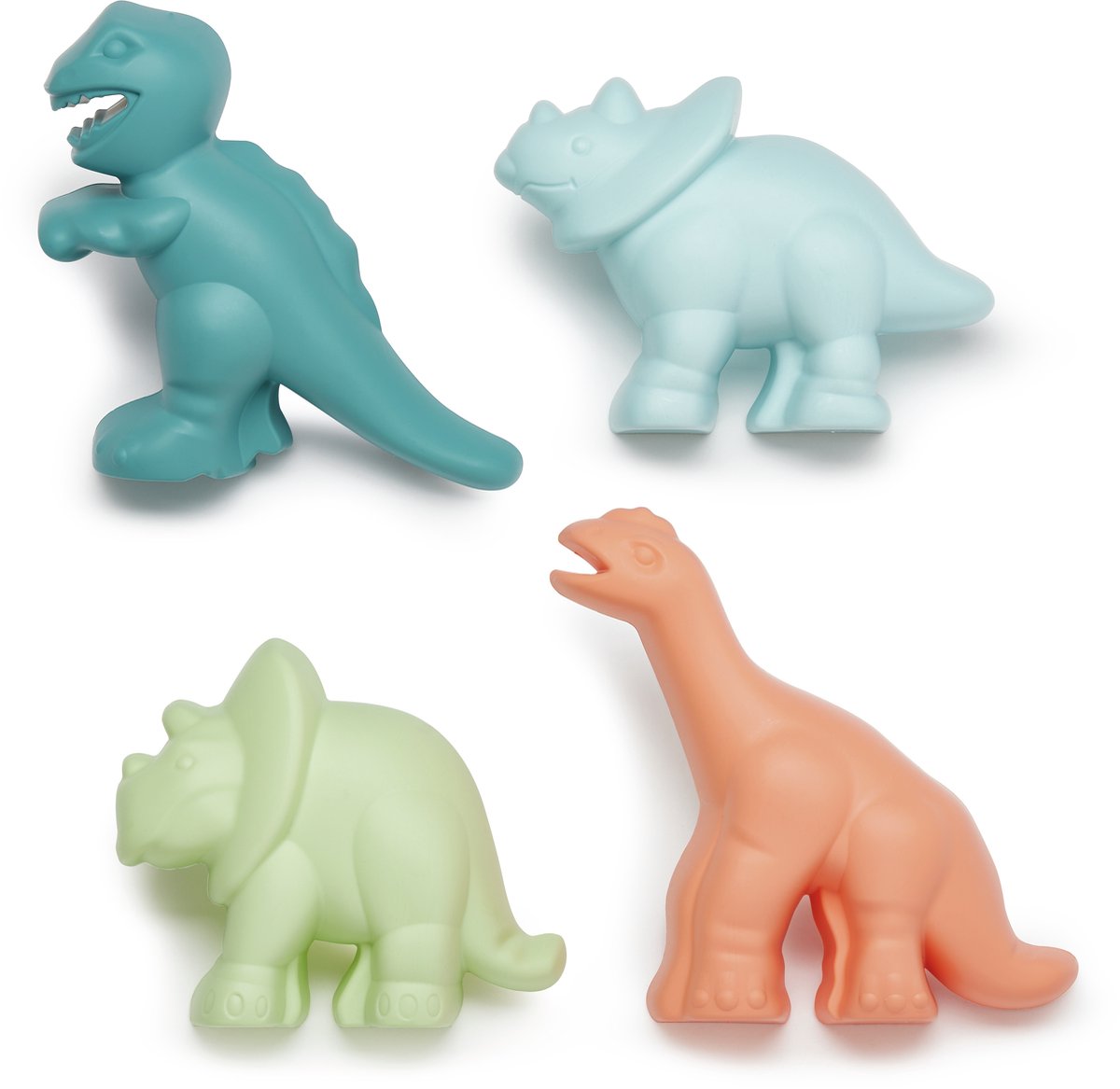 Écoiffier Ecoiffier zandvormen dino - 4st.