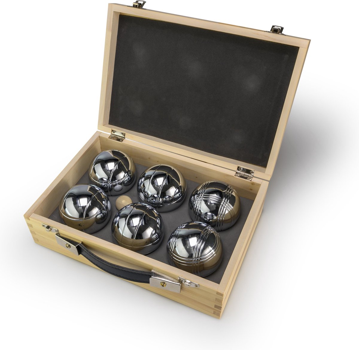 Tactic Luxe jeu de boules set in houten kist