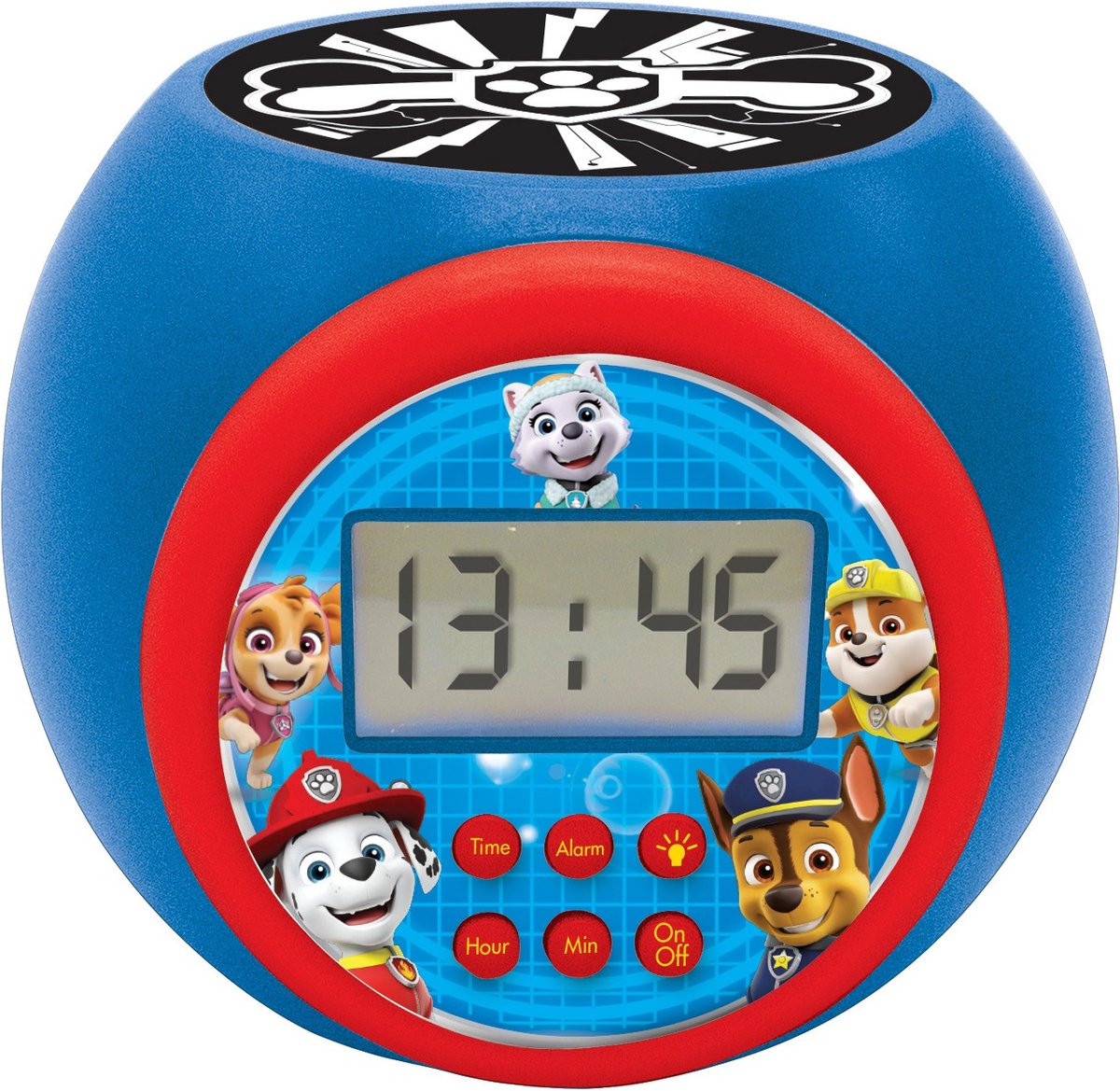 Lexibook Paw patrol projector wekker met timer