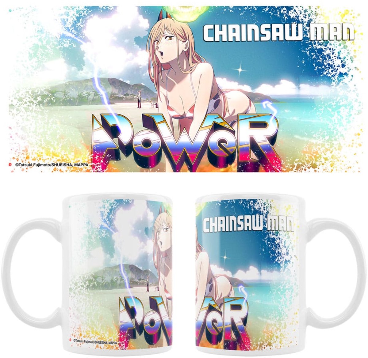 Sakami Merchandise chainsaw man ceramic mok beker power cups mok bekers