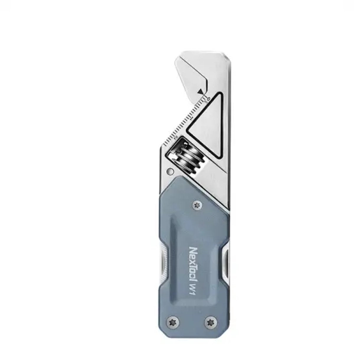 NexTool wrench w1 – multitool 6-in-1 – compact handzaam – blauw rvs