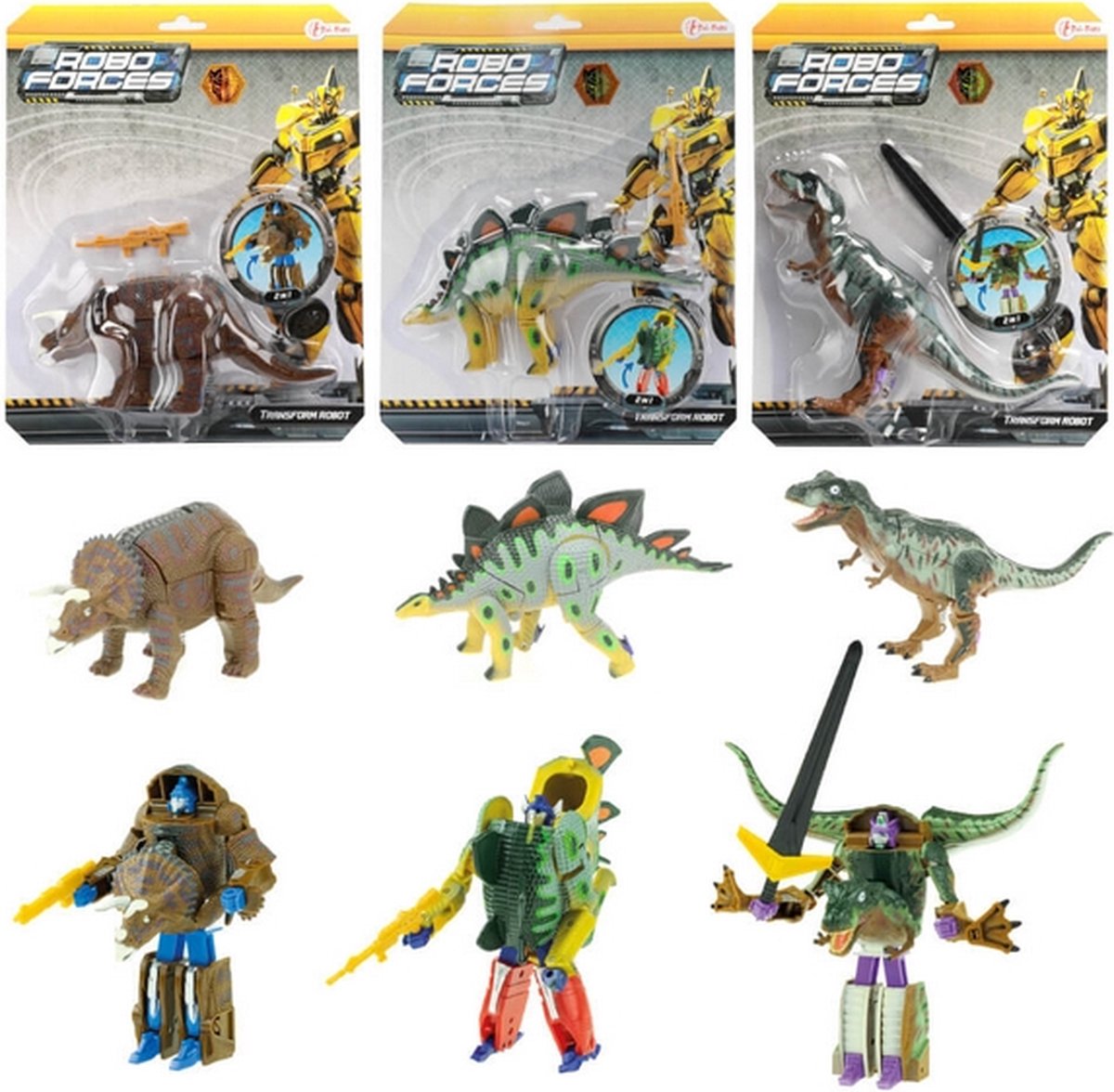 Twisk Roboforces veranderrobot dino 30115z