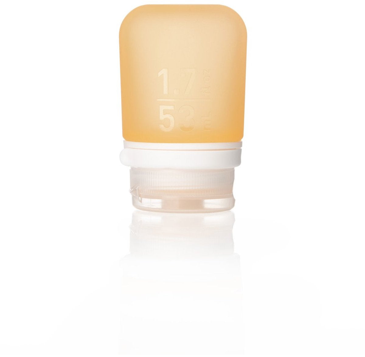 Human Gear - gotoob+ - reisflesje - flacon - herbruikbaar - lichtgewicht - small - 53ml - orange