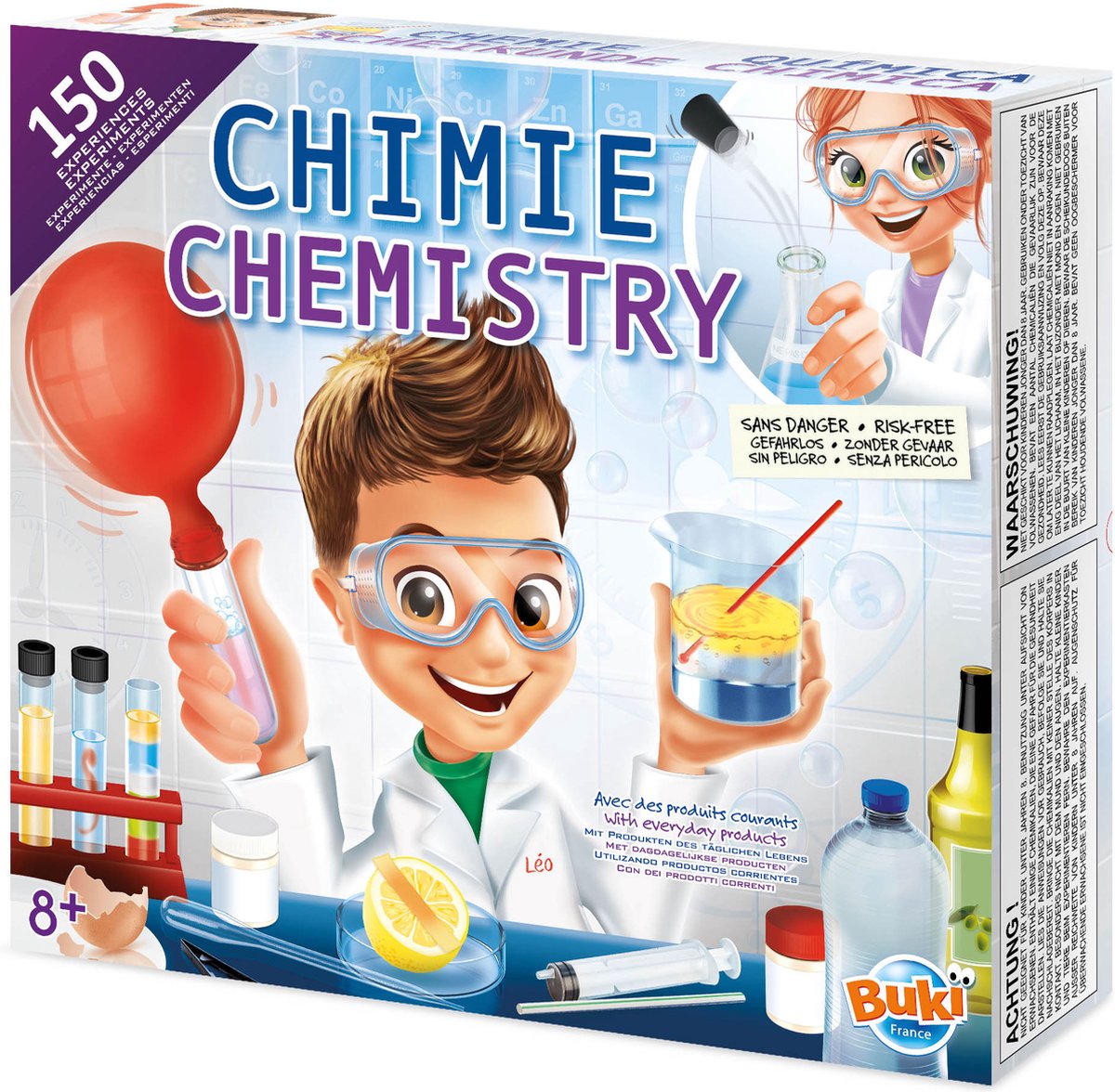 Buki France Buki - scheikundeset - experimenteerset - scheikundelabo - chemieset - 150 experimenten