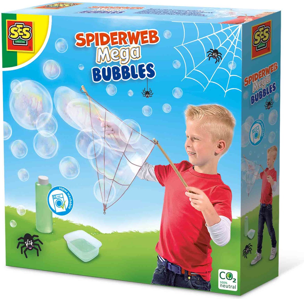 SES Creative Ses spinnenweb mega bubbles