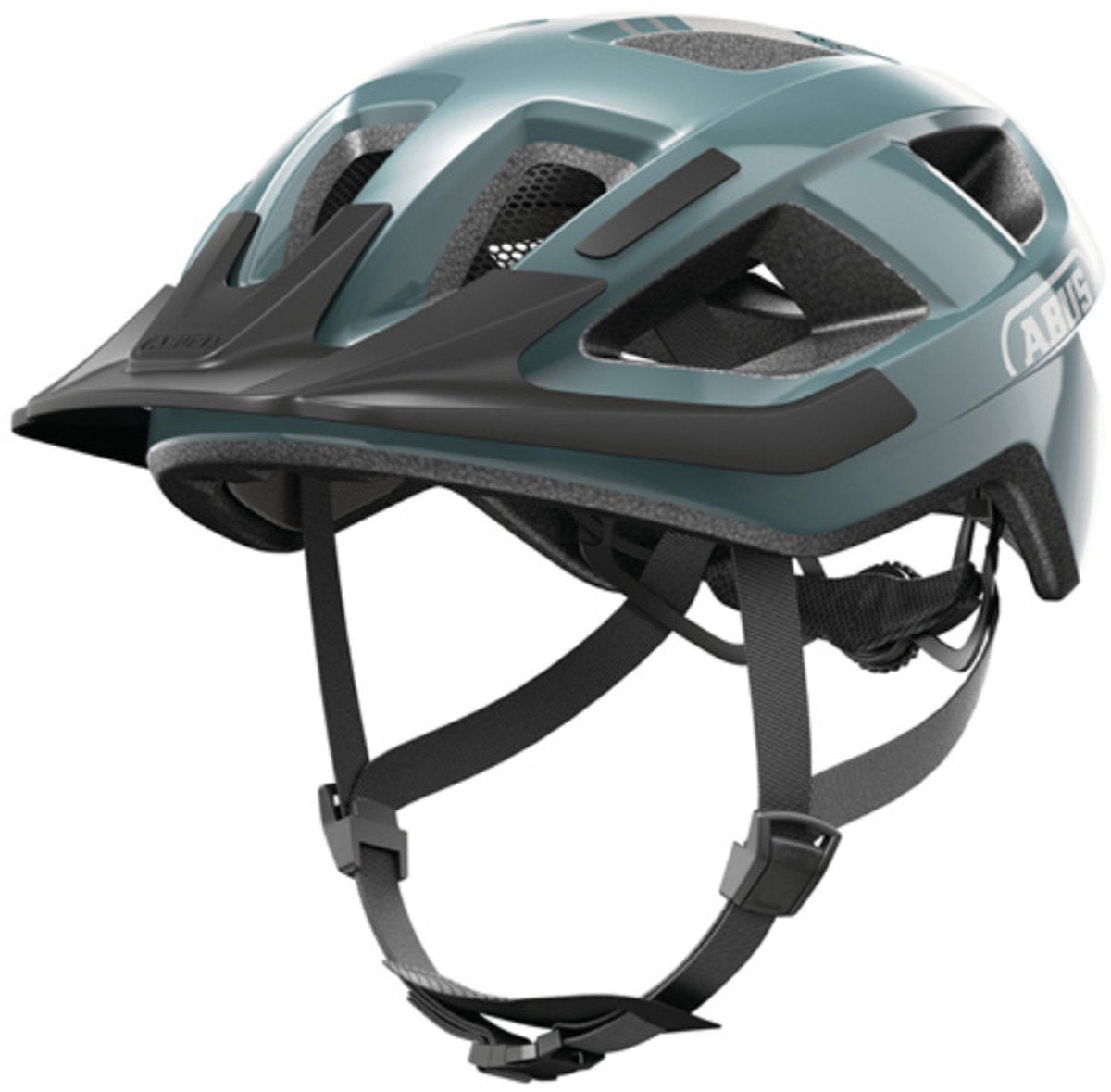 ABUS Fietshelm aduro 3.0 led glacier blue l - 58-62 cm - blauw - geschikt voor gebruik op elektrische fietsen - stadsfietsen - 335 g