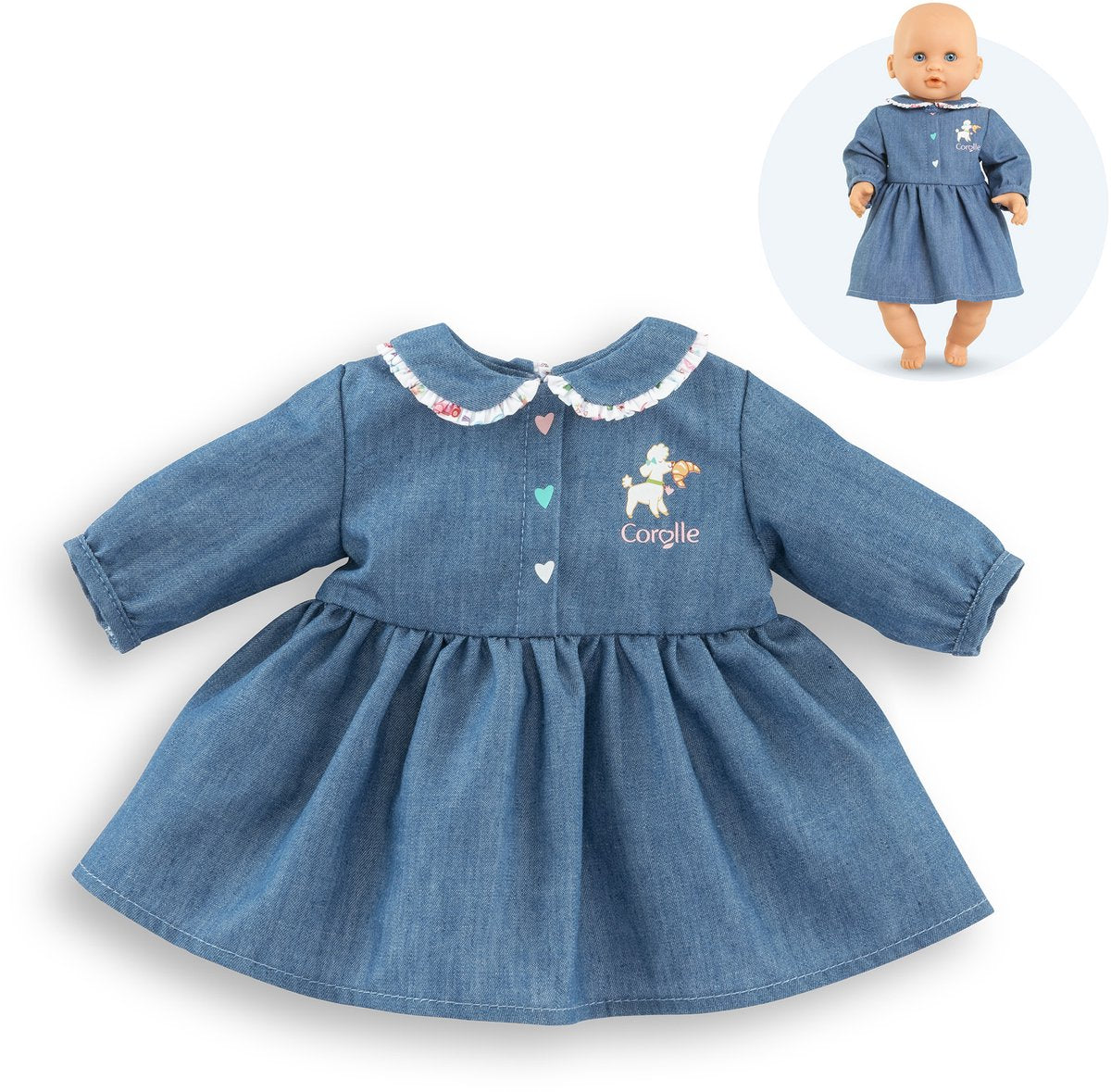 Corolle jurk voor babypop, 30cm
