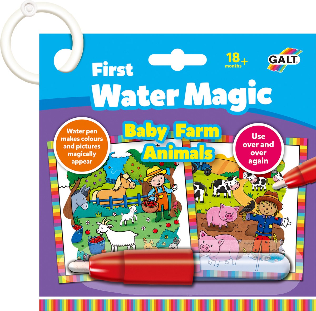 Galt Water magic - baby boerderijdieren - vanaf 1 jaar - water kleurboek