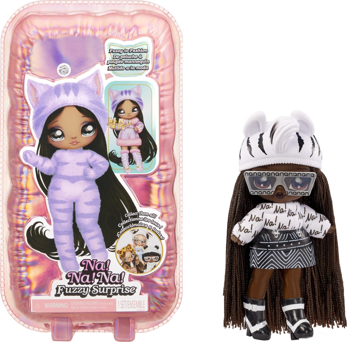 Na! Na! Na! Surprise Na! na! na! fuzzy surprise - zebra girl - minipop