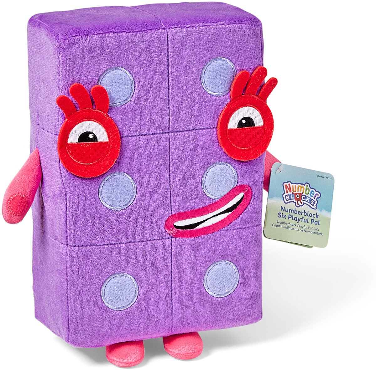 Learning Resources numberblocks® six - knuffel - vanaf 18 maanden